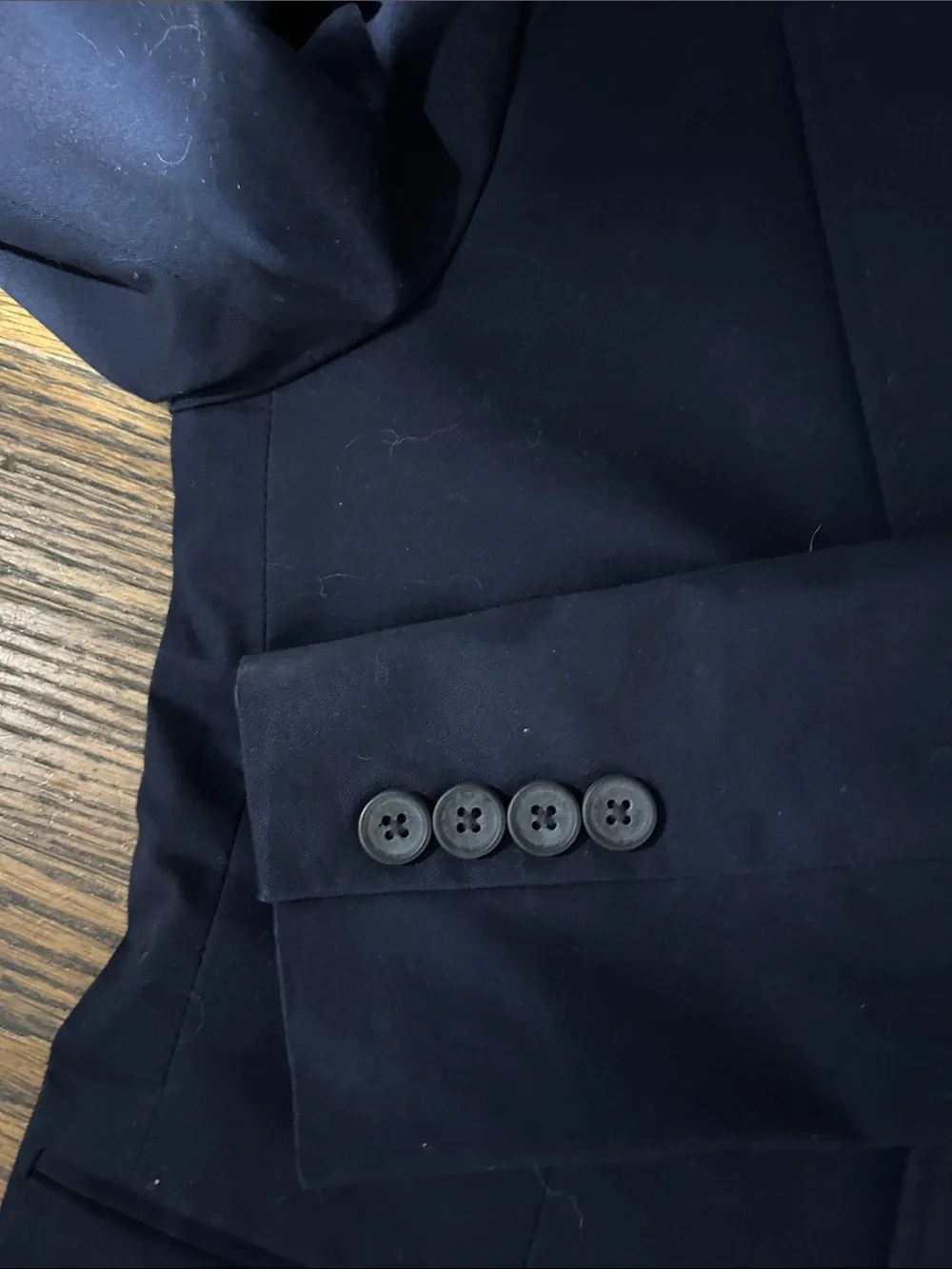 Crewcuts Navy Single-Button Sport Coat Blazer